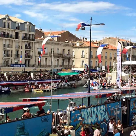 Spacieux Climatise 80m² Avec Piscine Et Vue A - Fr-1-338-620 公寓 塞特港